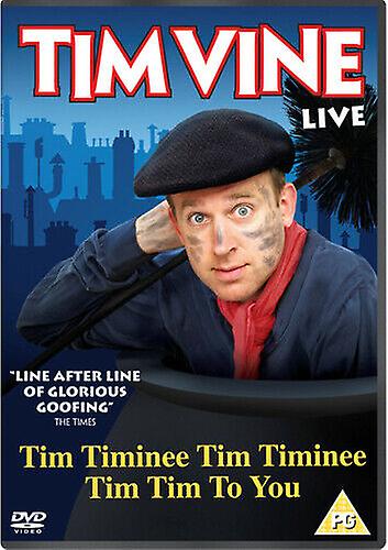 Tim Vine Tim Timinee Tim Timinee Tim Tim to You DVD (2016) Tim Vine cert PG - Region 2