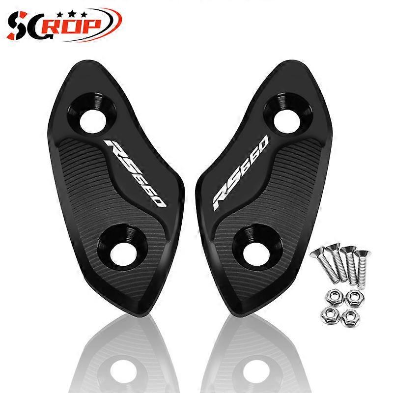 2024 Brand New Windscreen Driven Mirror Hole Covers For APRILIA RS660 RSV4 1100 Factory Motorcycle CNC Mirror Eliminators Caps