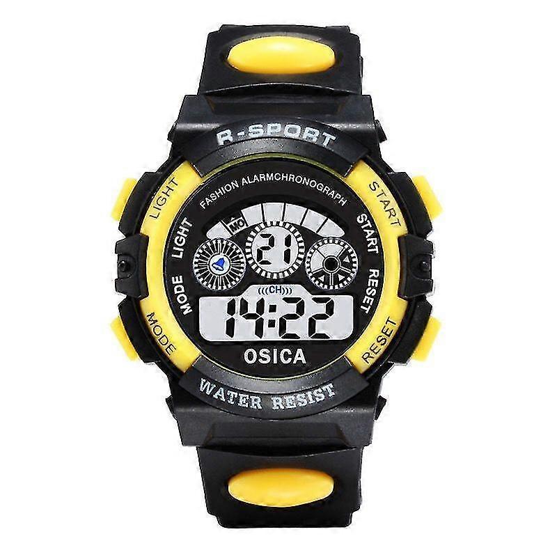 luminous color dial multi-function alarm watches life waterproof electronic