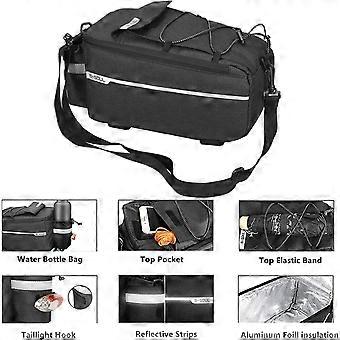 Fahrrad-Hecktasche, wasserdichte 10-Liter-Fahrradtasche,  Fahrradtrgertasche, Fahrradtrgertasche mit Schultergurt, isolierte  Aufbewahrungskhltasche fr Outdoor-Radsportcamp | Fruugo DE