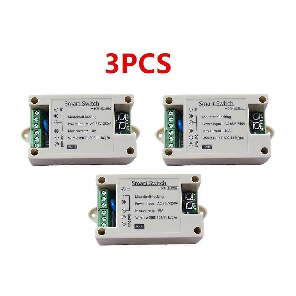 2CH Switch Household Appliances General Smart WiFi Relay ON-OFF Module Timing Interlock Mode Garage Door Circuit Control