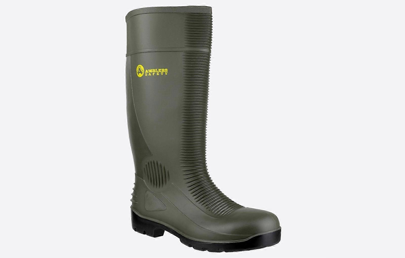 Amblers FS99 Safety Wellingtons Green