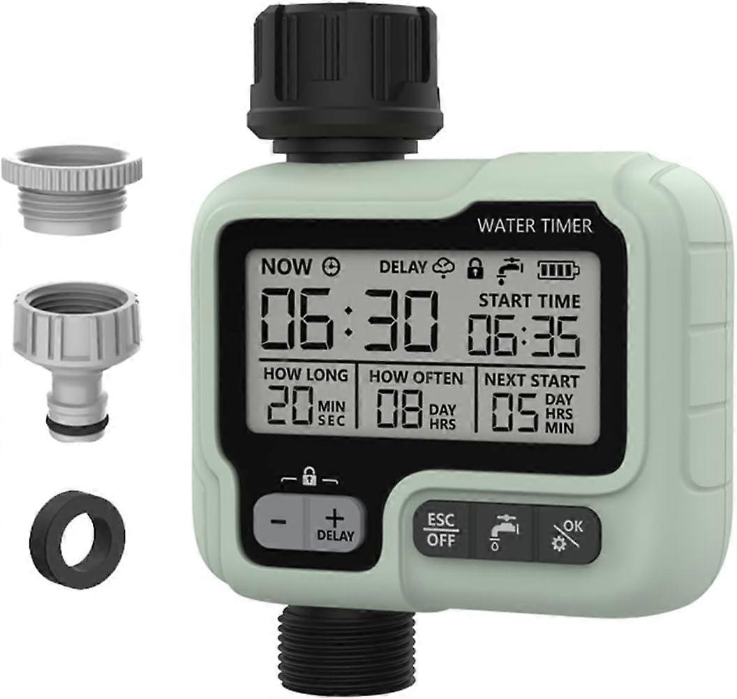 Electronic automatic garden timer - Irrigation system - Control sprinkler - Garden timer - Automatic watering system