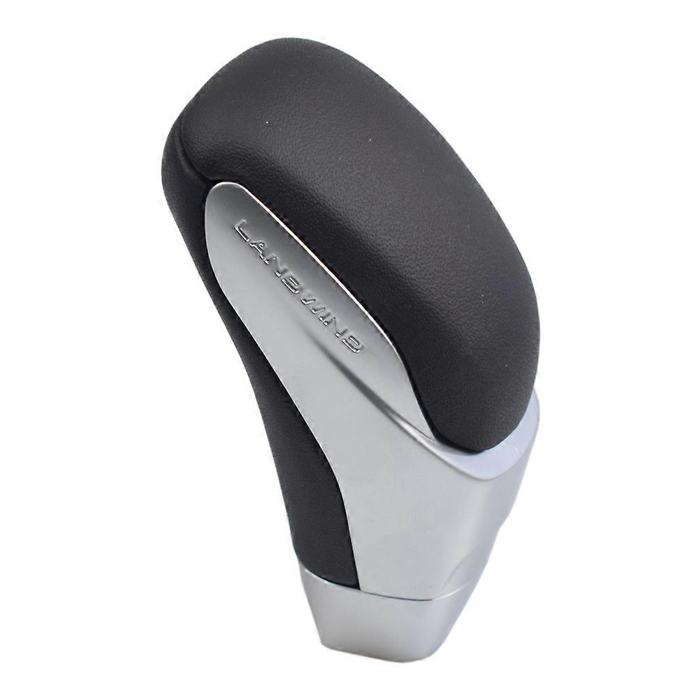 Automatic Car Gearbox Handles Gear Shift Knob Stick Lever Head for Mazda 3 5 6 8 for MX-5 for CX-5 CX-7 CX-9 Genuine Leather-Chrome
