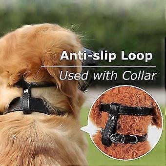 Dog Muzzle Pu Leather Anti-bite And Anti-ingestion Control For Dog