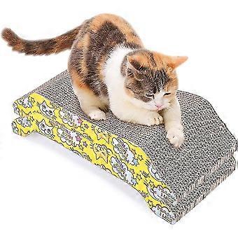 2 stk dobbeltsidig katt skrapebrett
