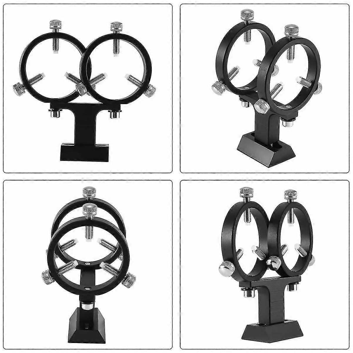Adjustable Pointer Finderscope Bracket 6-point Guidescope Rings Mount Astronomical Telescope,50mm(1