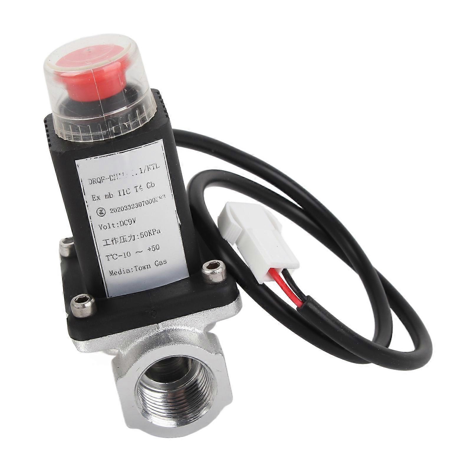 Gas Solenoid Valve Emergency Smart Automatic Control Electromagnetic for Pipeline G1/2 