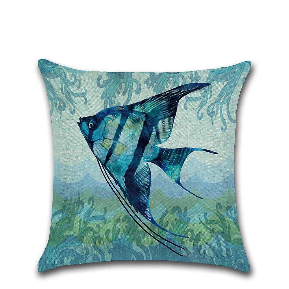 水中世界コットンリネンクッションカバー枕カバーソファ家の装飾デザイン1789jpjcjh