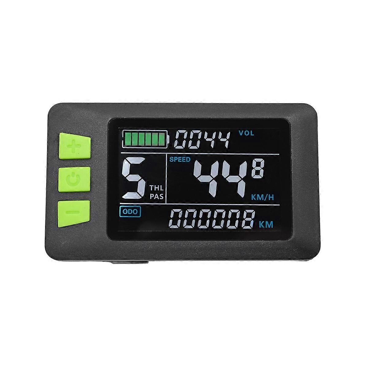 P3C LCD Display Dashboard Colorful Screen 24V 36V 48V 60V Electric Bike Meter for Electric Scooter(
