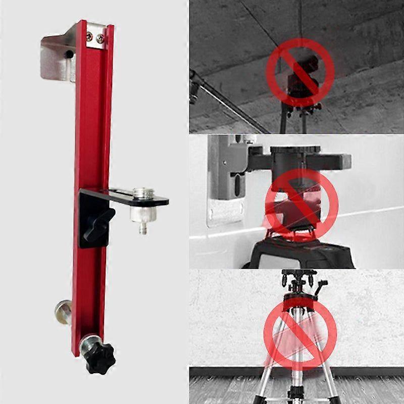 Universal Laser Level Wall Mount Bracket Ceilin Mount Line Laser Adapter Positioning Holder Adjustab Lifting and Lowering Rocker