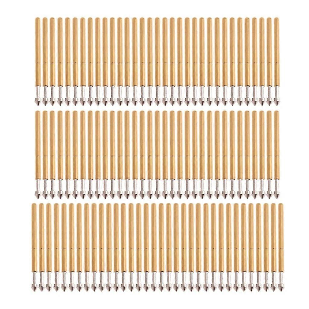 100 Pcs Spring Test Probe Pogo Pin P75-E2 Dia 13mm Length 165mm