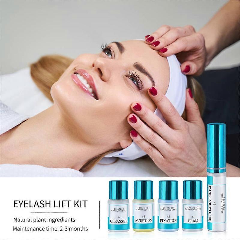 unbrand 7pcs Portable Mini Lash Perming Kit Eyelash Extension Lifting Set Lash Care Tool