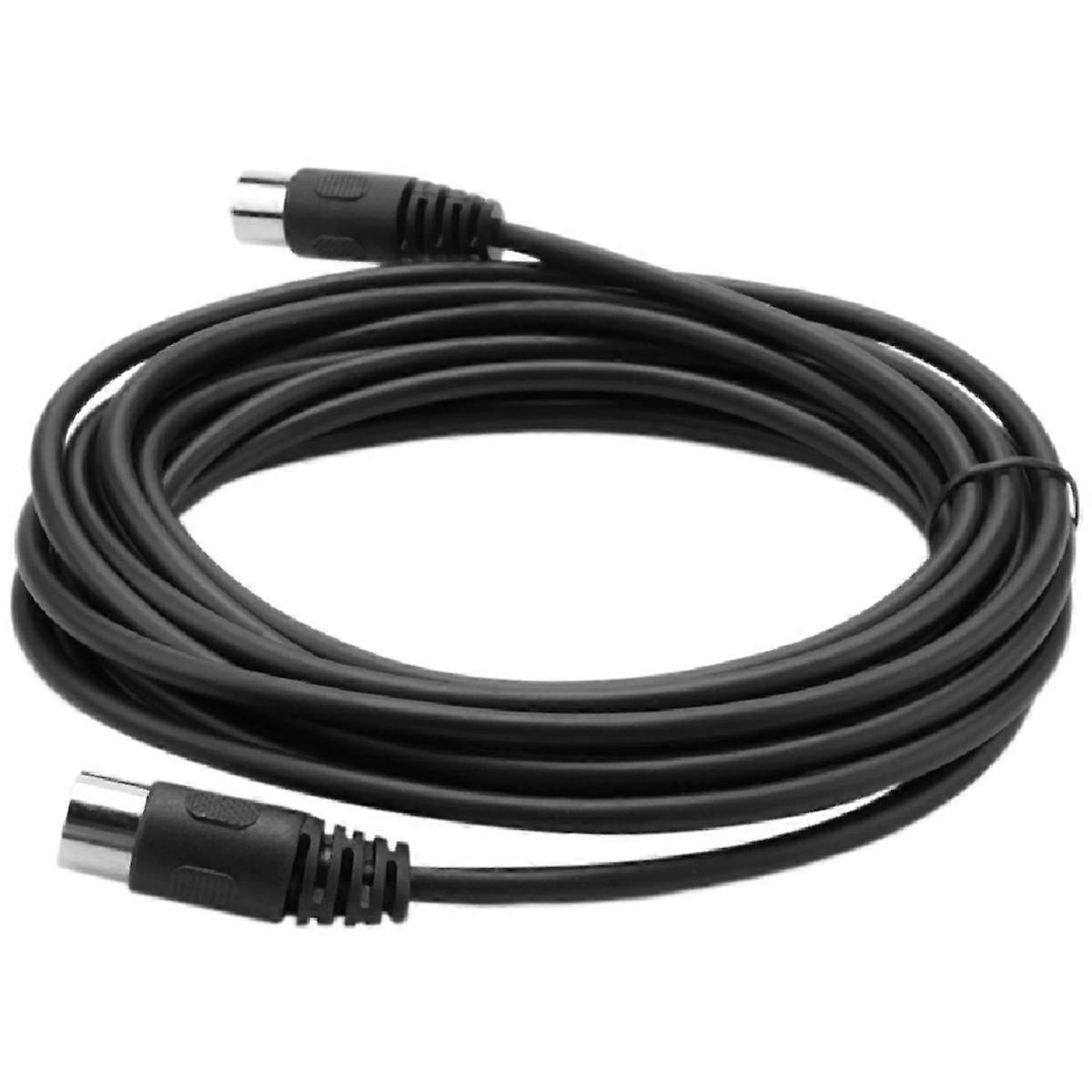 8 Pin Din Male to Male Speaker Audio Cable Adapter for Surveillance Automotive Computers Television