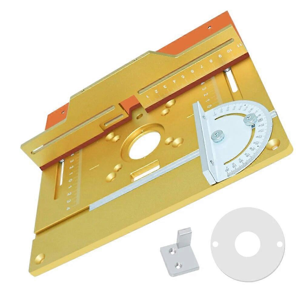 נתב שולחן הכנסת צלחת סגסוגת אלומיניום כרסום עץ מכונת חיתוך לוח הפוך חריטה כלי עזר ספסלי עיבוד עץ