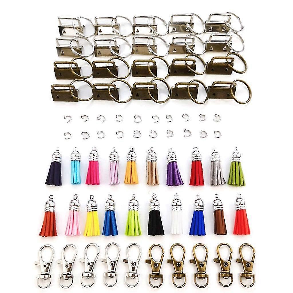 Keychain Tassles Set Silver Bronze 2 Colors For Key Chain Pendant For Key Chain