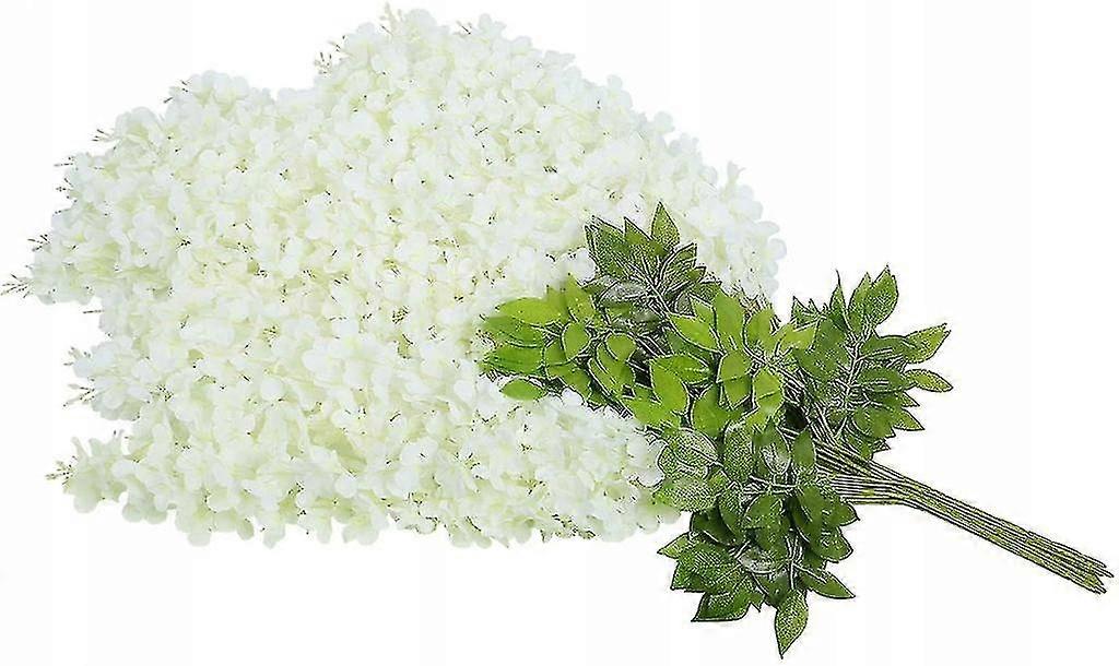 12pcs Artificial Flowers Fake Wisteria Simulation Vine