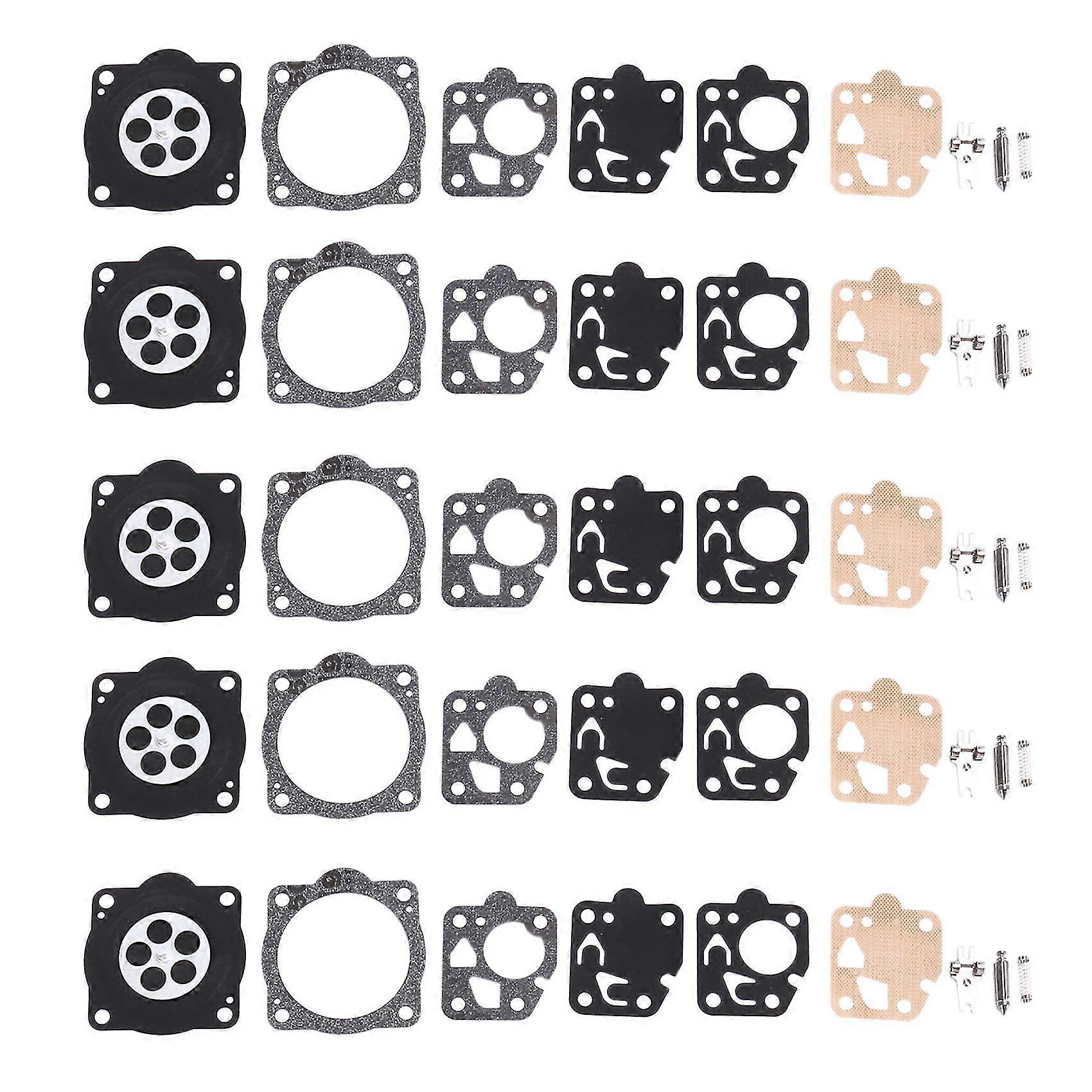 5sets Tk4 Trimmer Carburetor Carb Rebuild Kit Fits Garden Tools Parts For B45 Carburetor