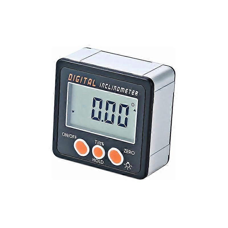 Digital Inclinometer, 0-360, Magnetic Base