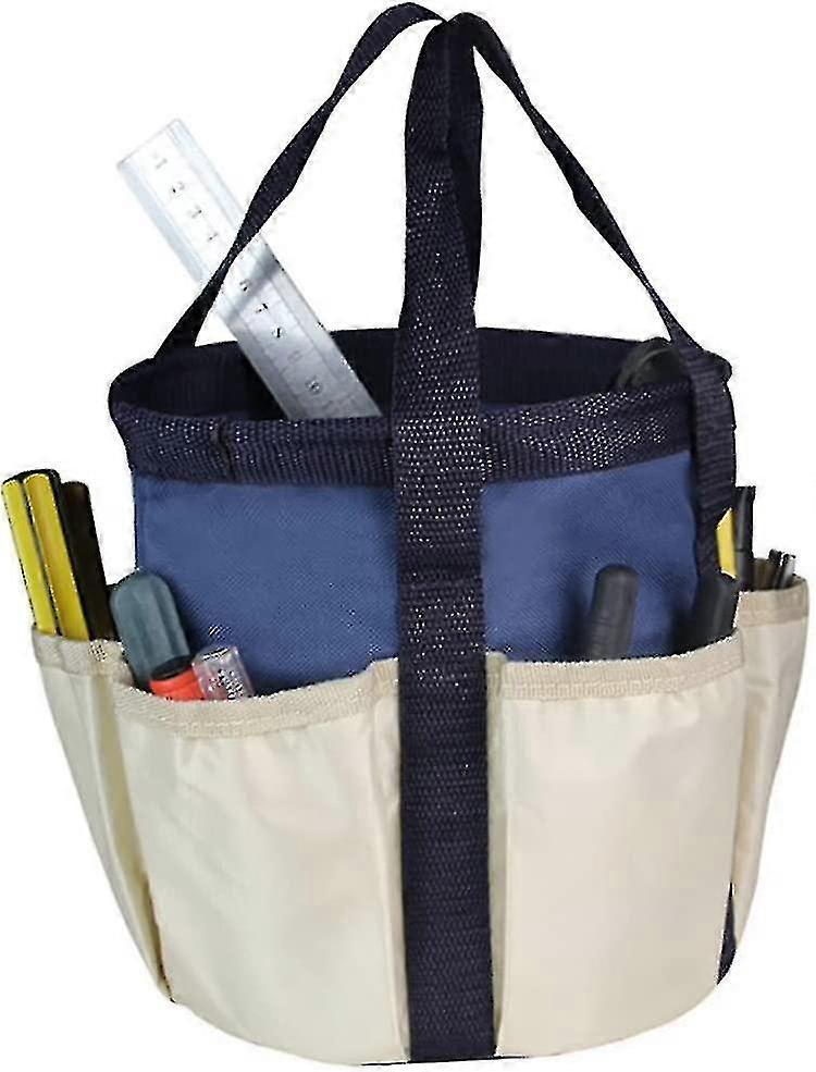 Garden Tool Bag, Waterproof Oxford Cloth Gardening Tool Storage Bag With 6 Pockets Multi-purpose Bag Wear-resistant