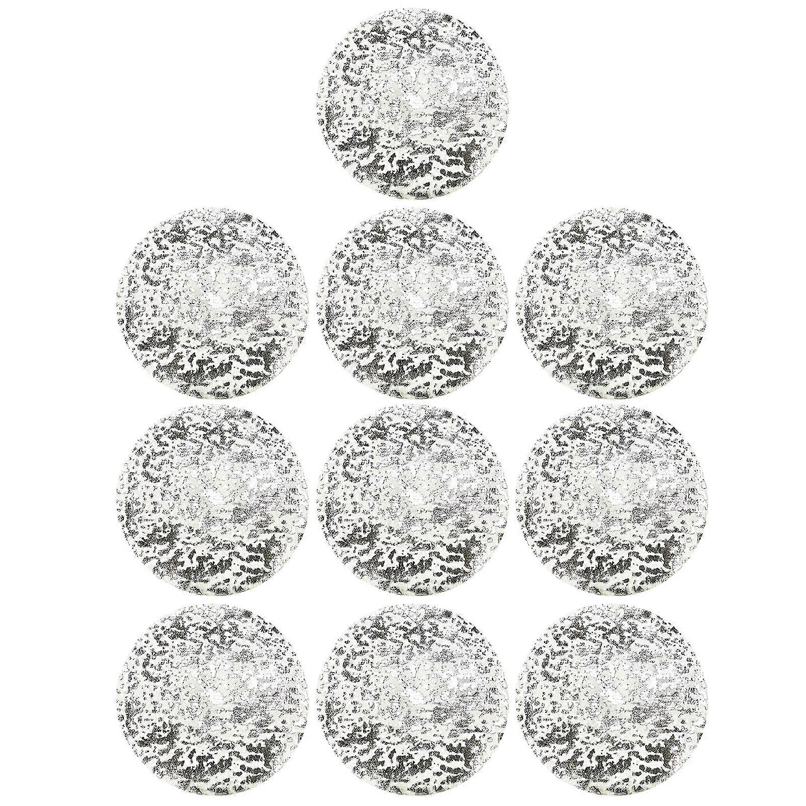 10/20Pcs Placemats Gold Foil Mesh Pressed Disposable Table Mats Non-Slip Heat-Resistant Kitchen Table Mats Party Decorations
