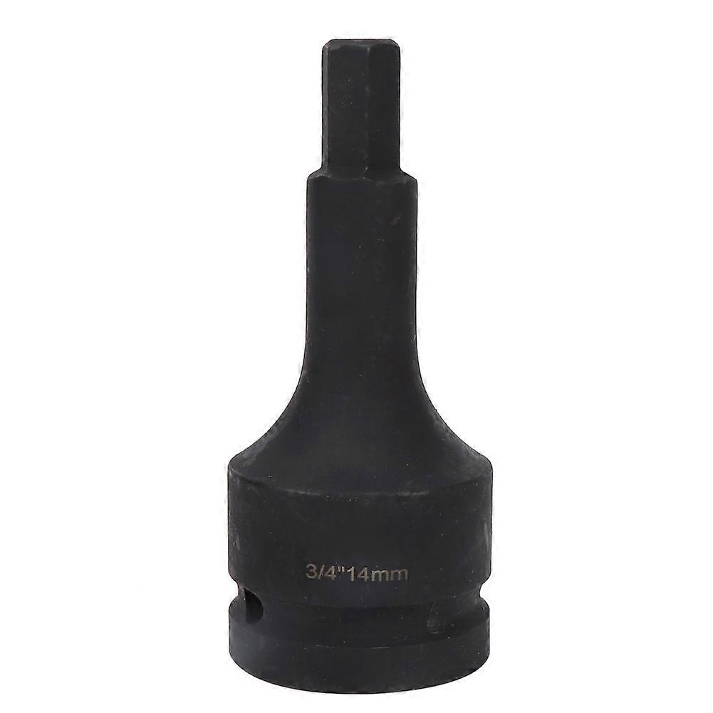 3/4in Impact Bit Socket Hex 42 Chrome Molybdenum Explosionproof Hand Tool Accessories H12/H14/H17/H19 (3/4in Impact Bit Socket H14)