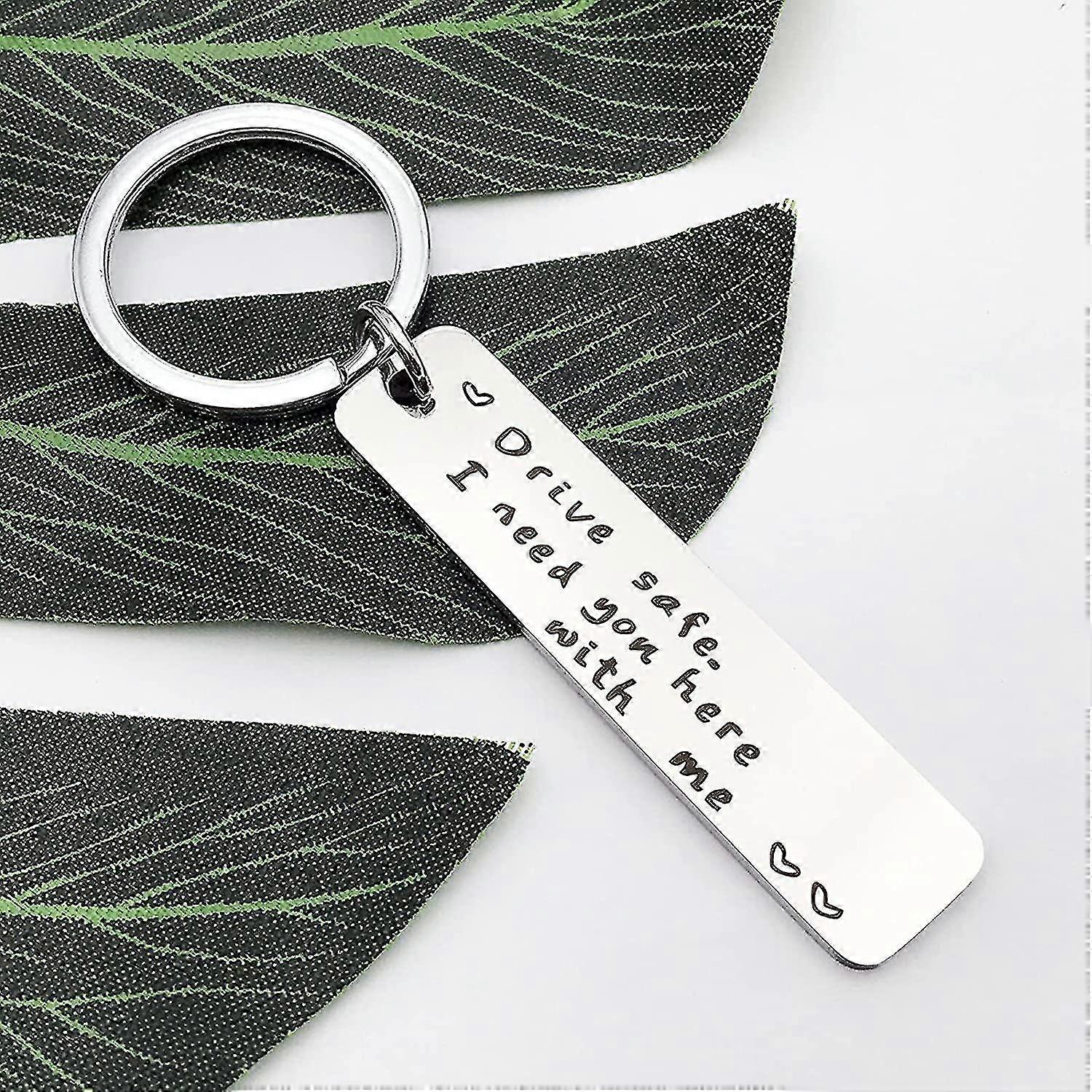 Drive Safe Keychain Silver 4*1 Cm