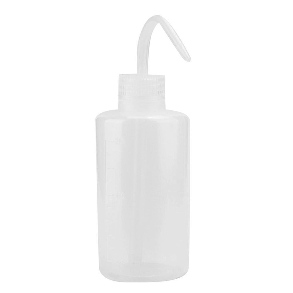 3Pcs 250ml Tattoo Wash Curved Style Cleaning Bottles Plastic Squeeze Green Algae Watering Can
