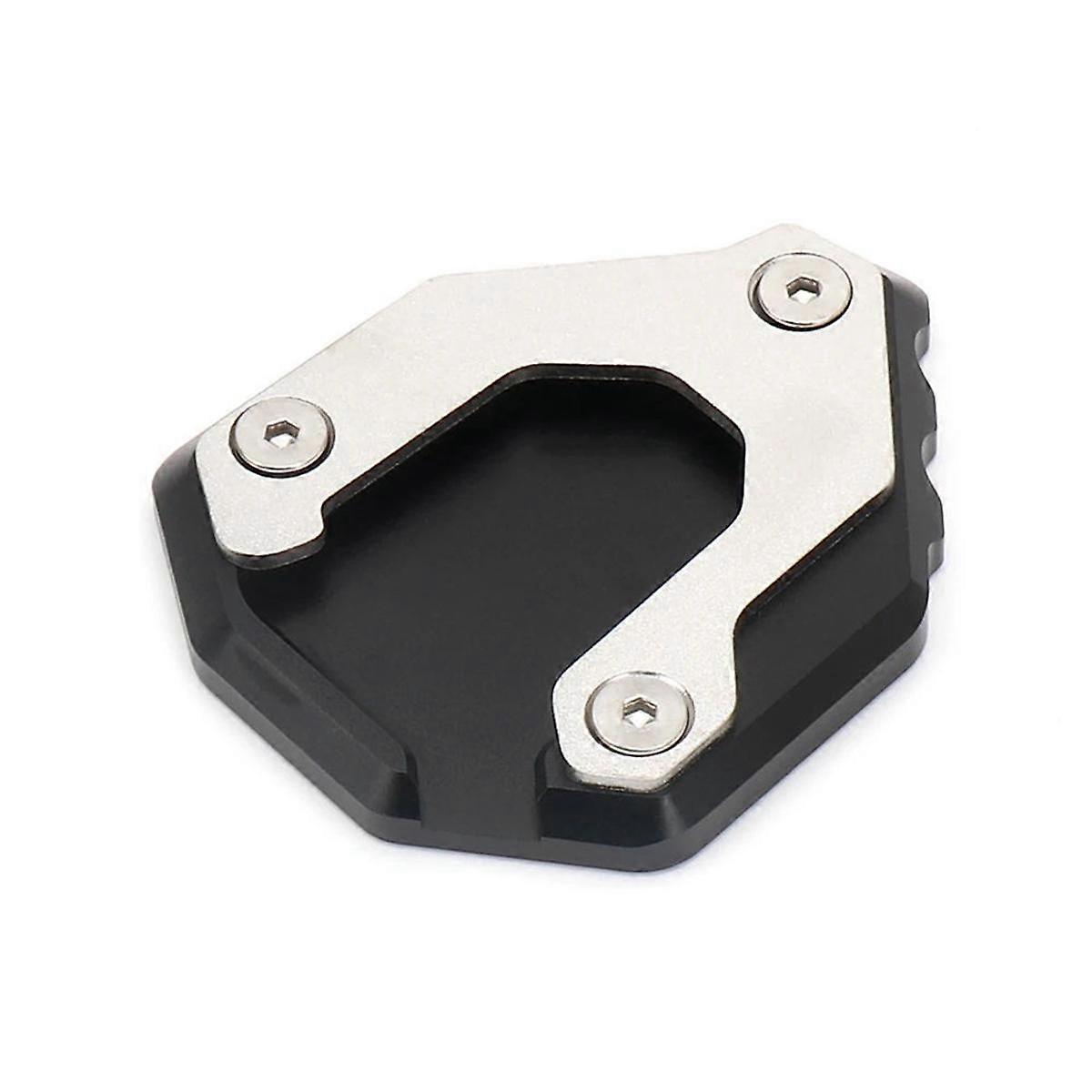 Motorcycle Kickstand Foot Side Stand Enlarge Pad Support Plate for 800MT 800 MT 2021 2022(Black & S
