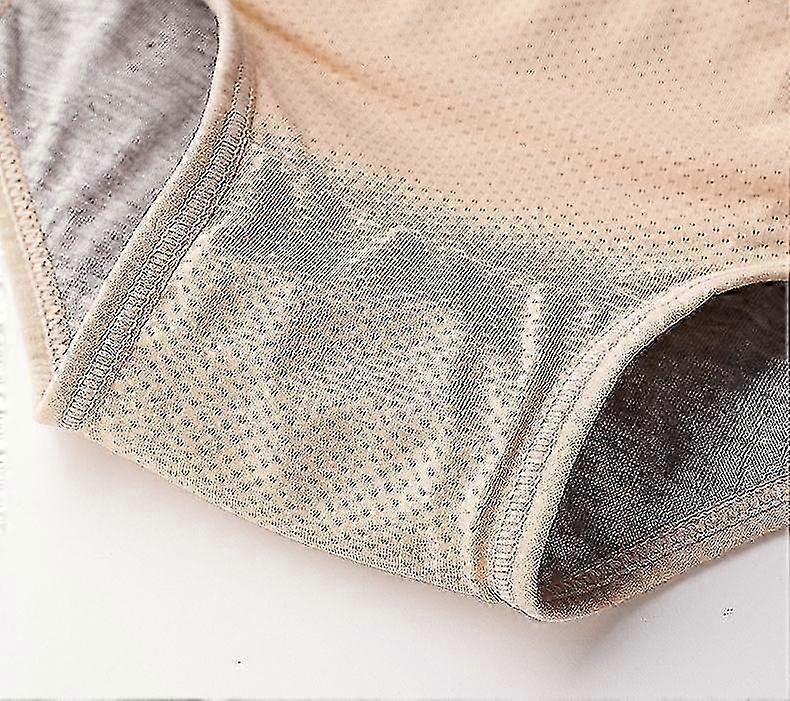 Inkontinens för kvinnor Läckagesäkra underkläder, Läckagesäkra skyddsbyxor (blågrå)