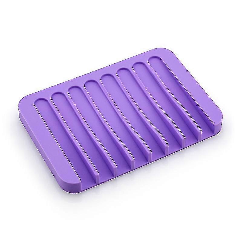 Drain Silicone Soap Dish Soap Holder Shower Sponge Holder