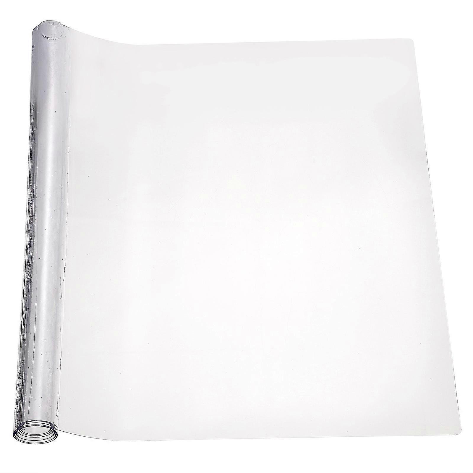 Clear Writing Desk Pad Waterproof Round Desk Protector Durable Writing Mat