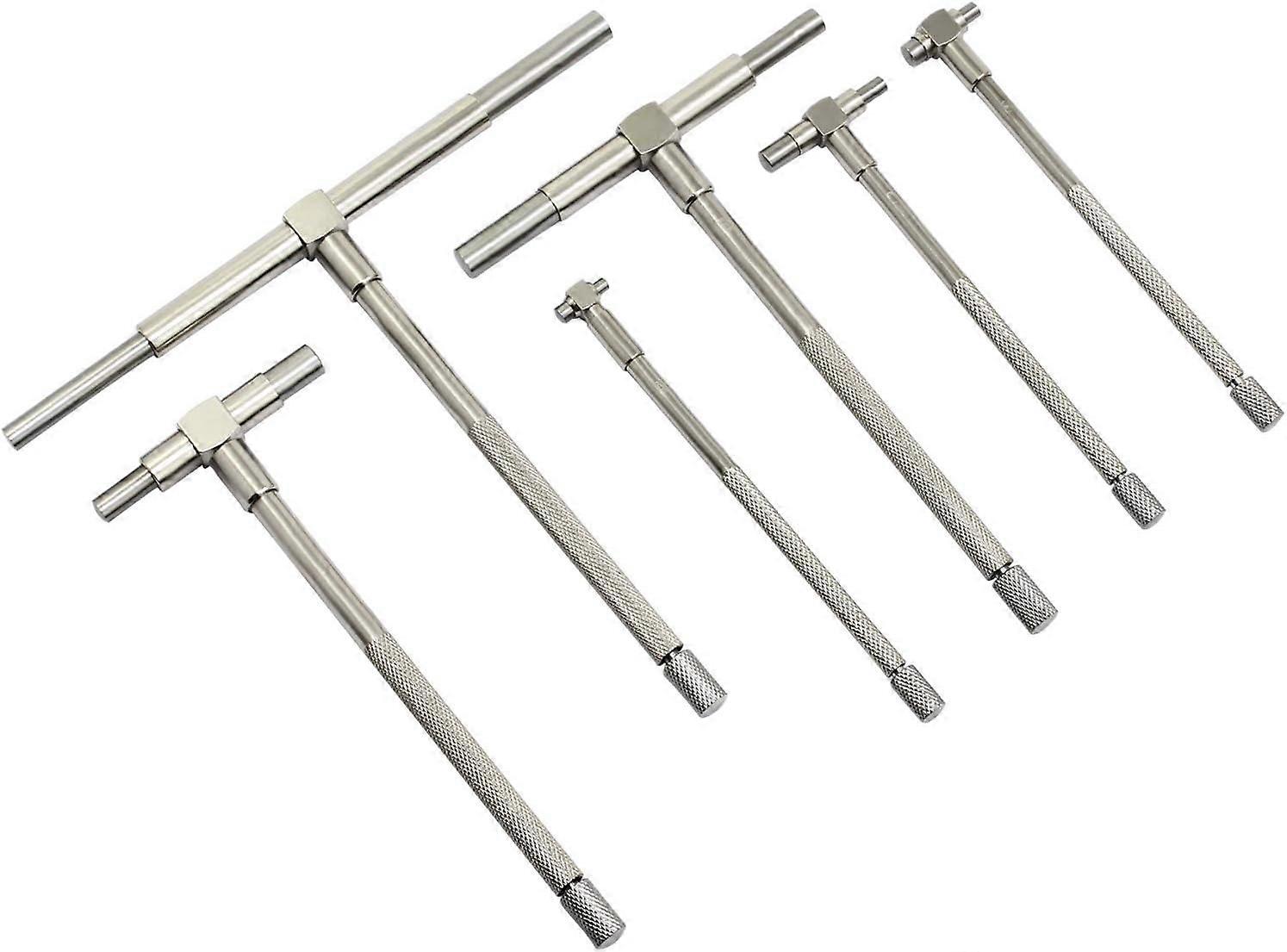 6PCS Precision Telescopic Gauge, 8-150mm Internal Micrometer Measuring Bore Kit