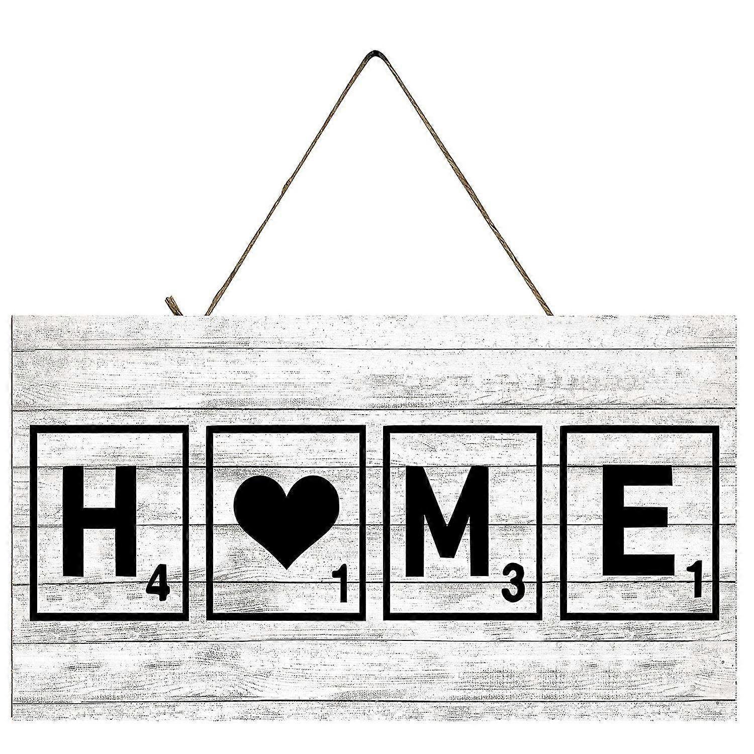 Scrabble Letters Home Signhandmade Metal Sign 8x12 polegadas OU 12x16 polegadas Modo 2314