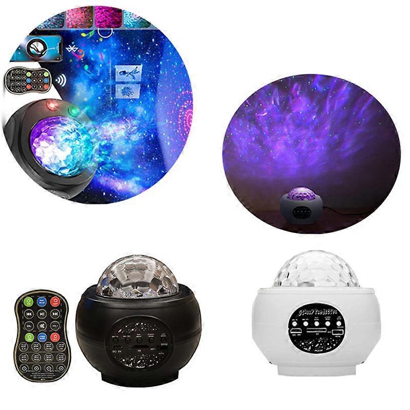 Starry Sky Projection Lamp Bluetooth Music Remote Control Starry Sky Light Watermark Projector