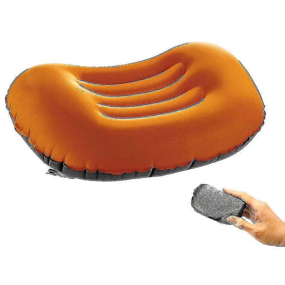 ultralett oppblåsbar camping reise pute ergonomisk oppblåsende puter