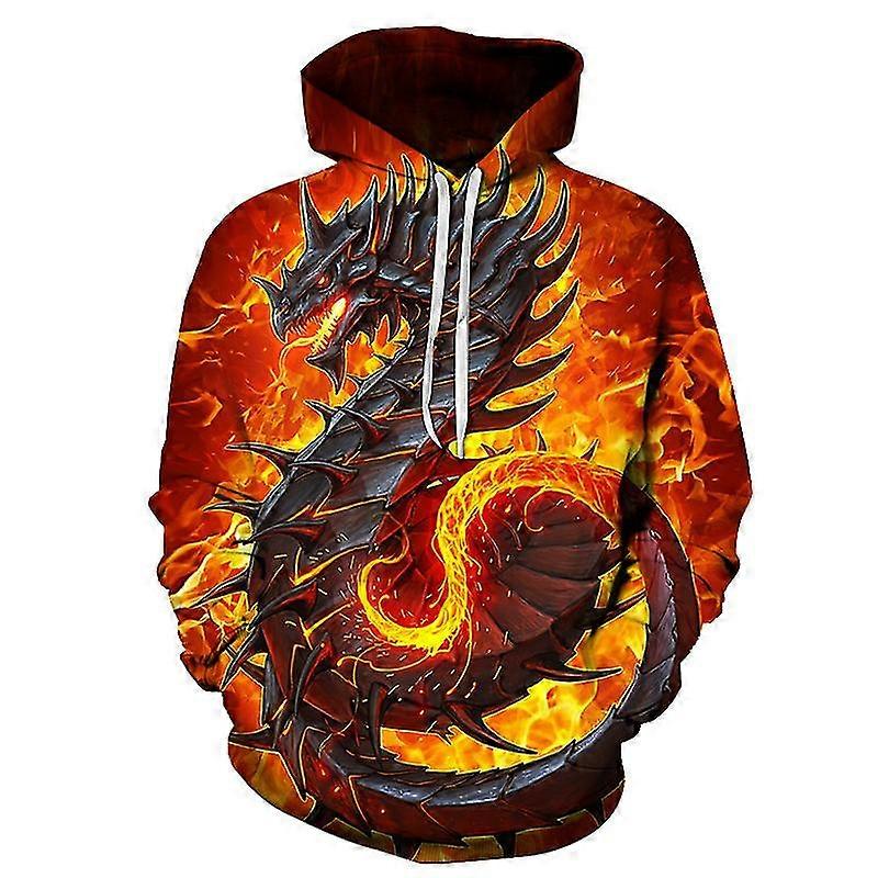 Bedruckter Pullover Personality Wolf Head Herren und Damen Langarmpullover Pullover Style 1