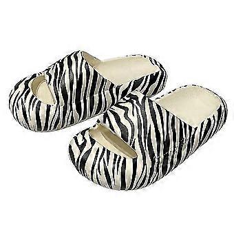 Summer Slippers Women Home EVA Slipper Men Non-Slip Slippers-Zebra