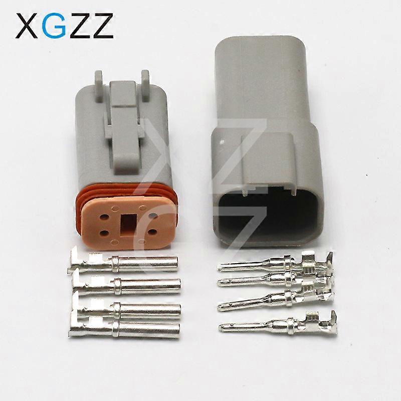1 sets Car power connector Deutsch DT06/DT04 2/3/4/6/8/12 Pin Engine Gearbox waterproof electrical for bus motor truck