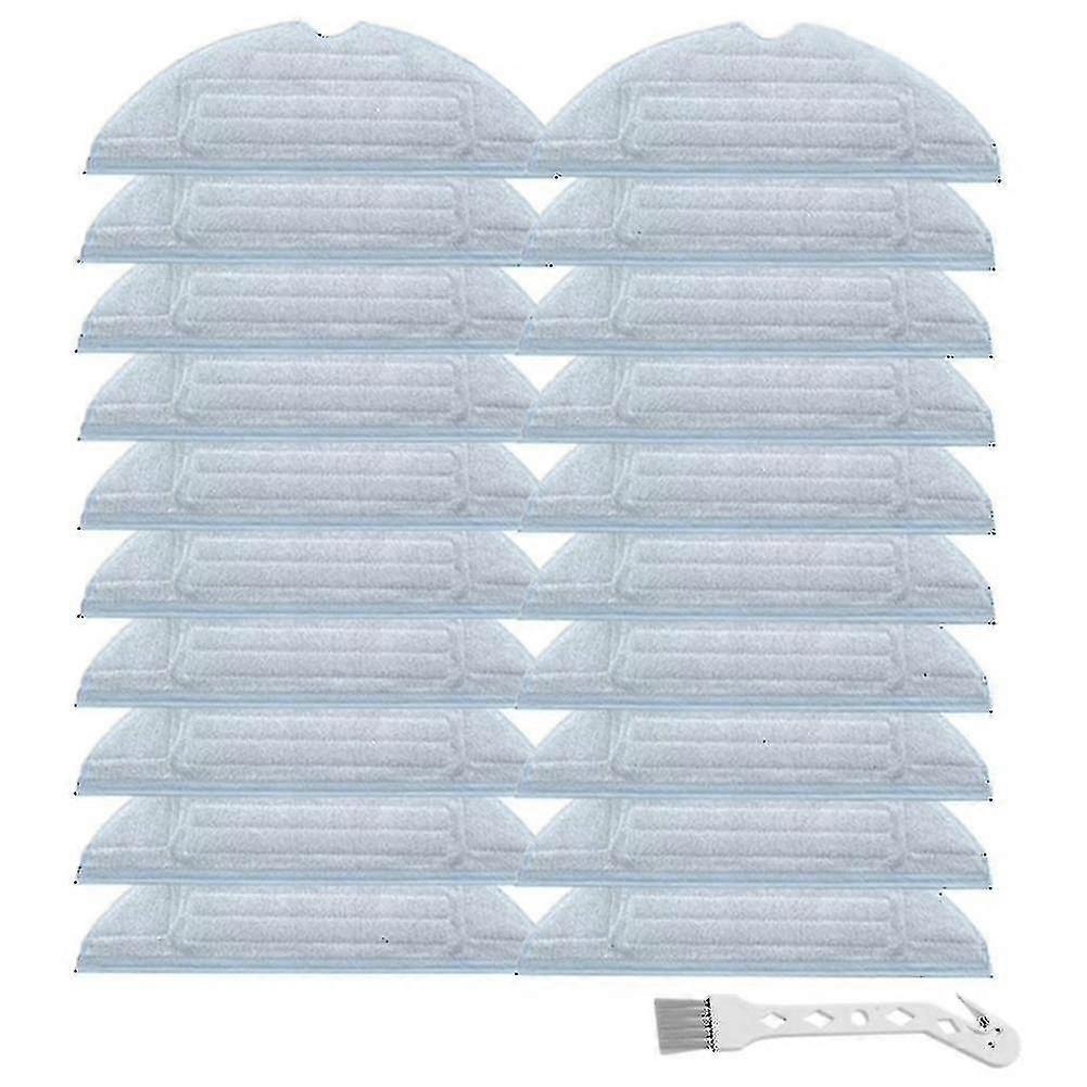 20pcs Replacement Mop Cloth Pads For Roborock S7 T7s T7