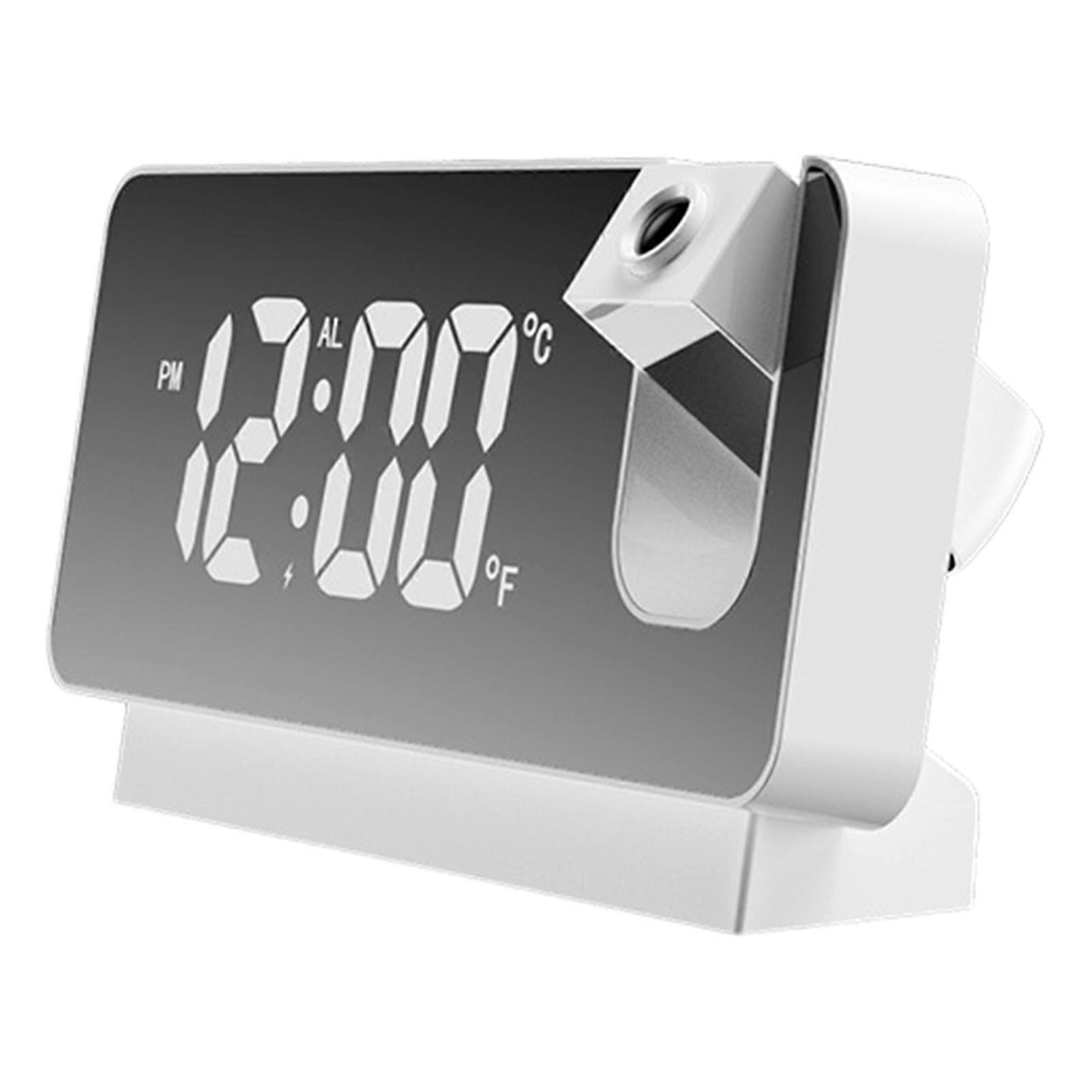 Projection Alarm Clock With Led Digital Large Screen Temperature Date Display