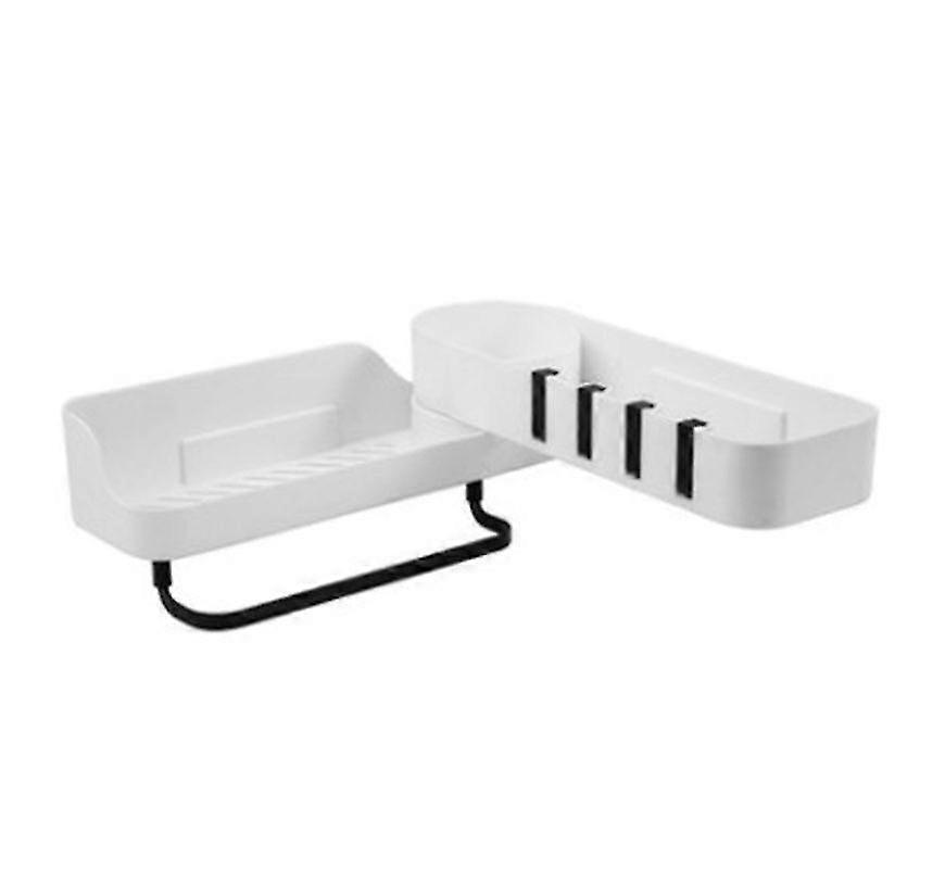 Corner Shelf Shower Basket Swivel Shower Shelf Without Drilling