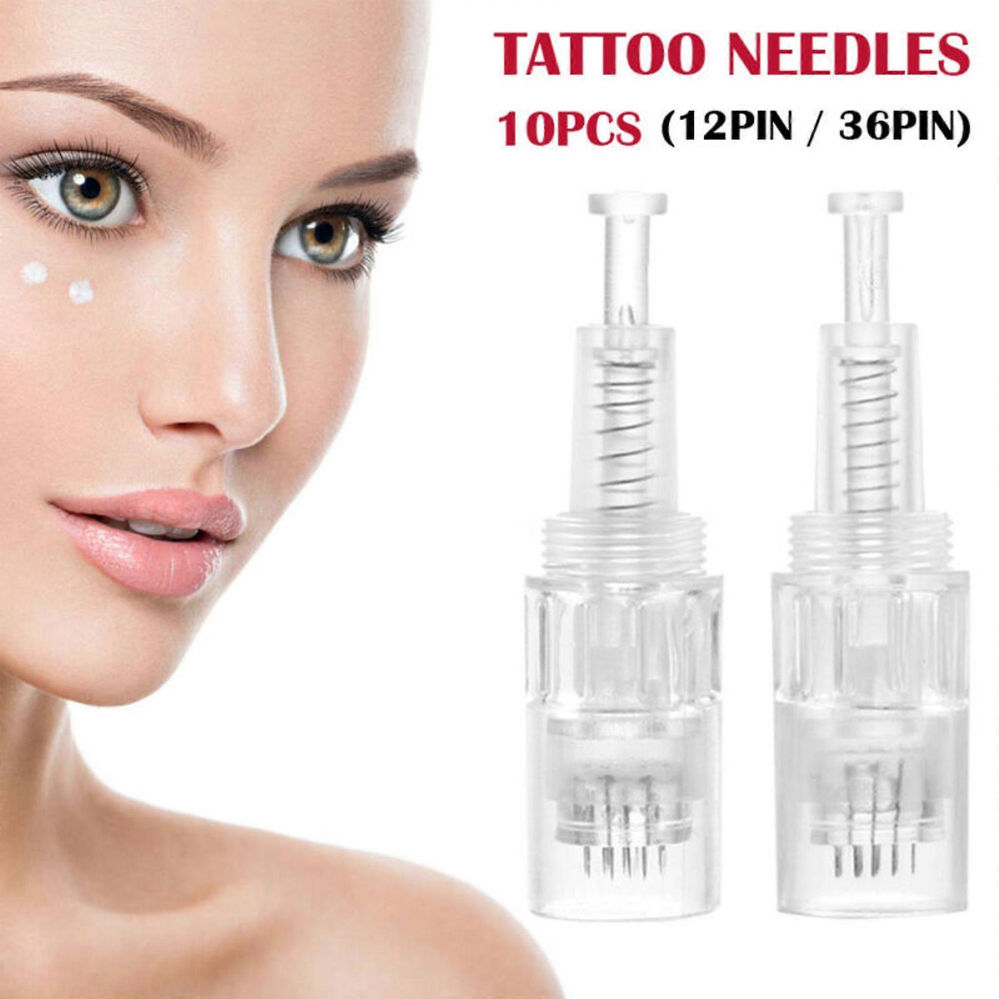 10pcs Microneedle Replacement Head Thread 36 Nanoneedles