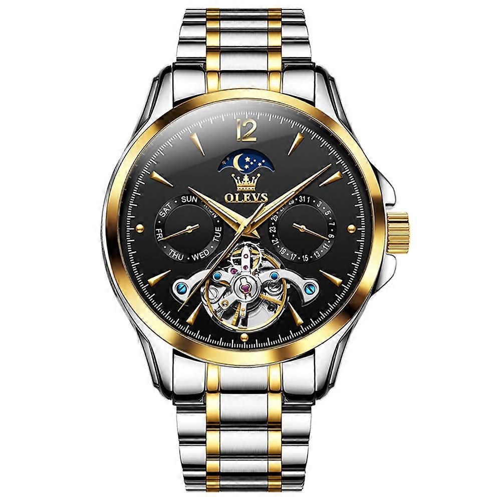 6663 Men Ste Strap Mechanical Watch