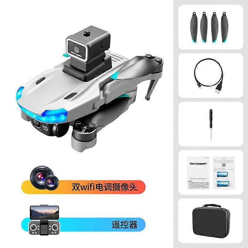 2023 Mini Drone Camera 4K Dual HD Obstacle Avoidance Optical Flow Positioning Brushless RC Drone Foldable Quadcopter Toys Drones