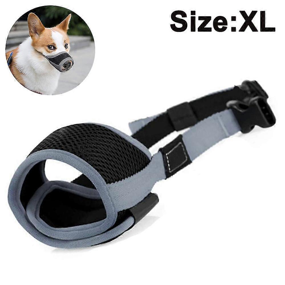 Dog muzzle, adjustable ring, breathable, quick fit for small to medium dogs