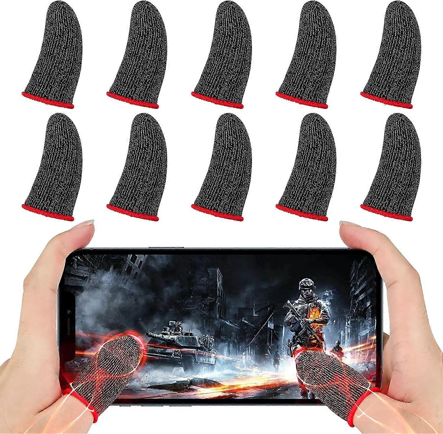 Finger Sleeve Sets for Gaming Mobile Game Controller Thumb Sleeves
