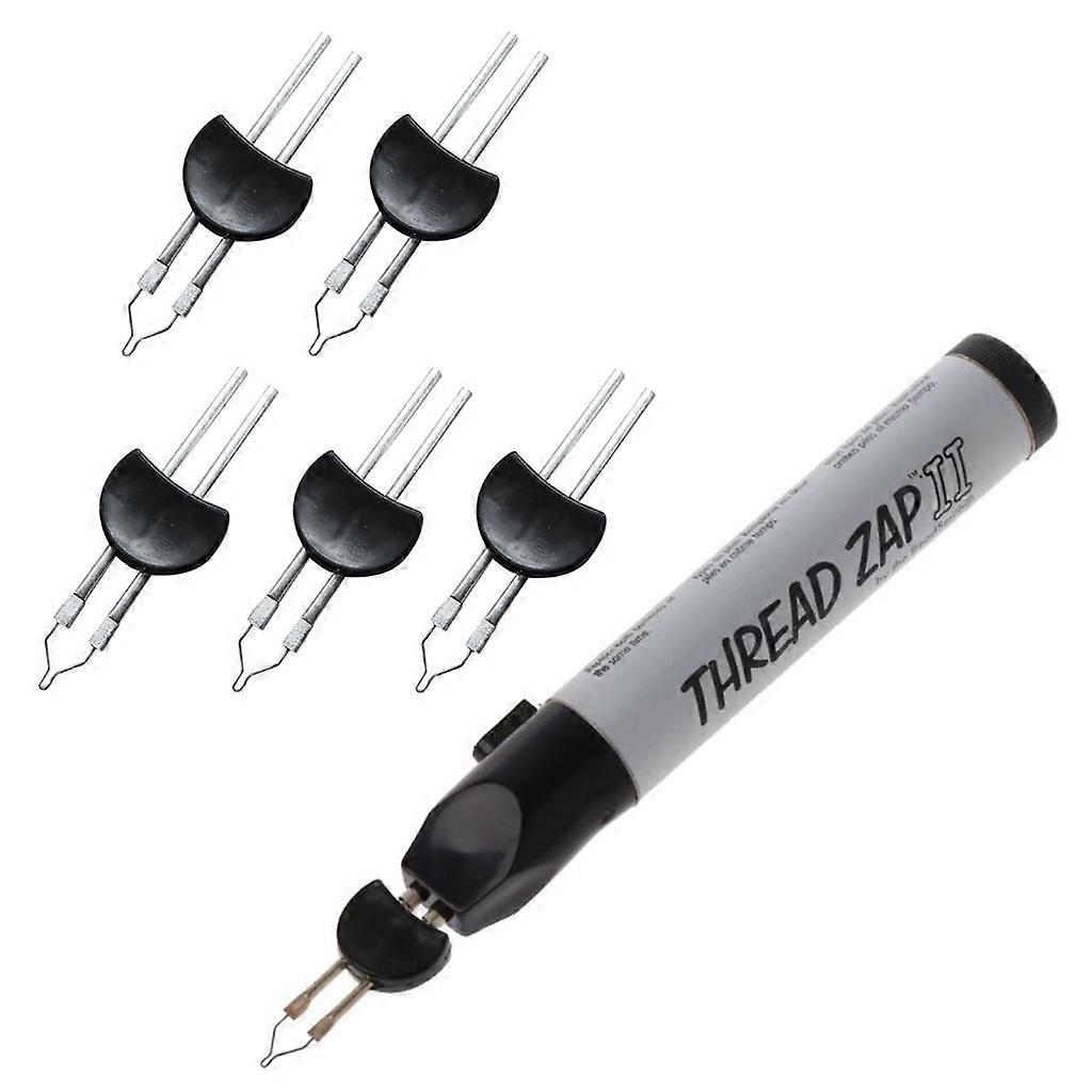 Thread Burning Tool Wax Carving Pen Shaping with Replacement Tip Portable