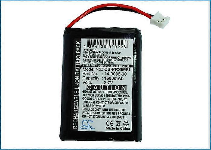 CS 1600mAh Battery For Palm 14-0006-00 Palm Visor Prism