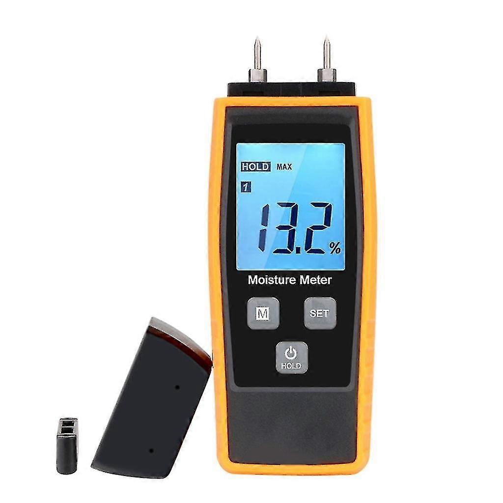 Exquisite Exquisite Handheld Wood Moisture Tester Meter With Backlight Digital Moisture Detector